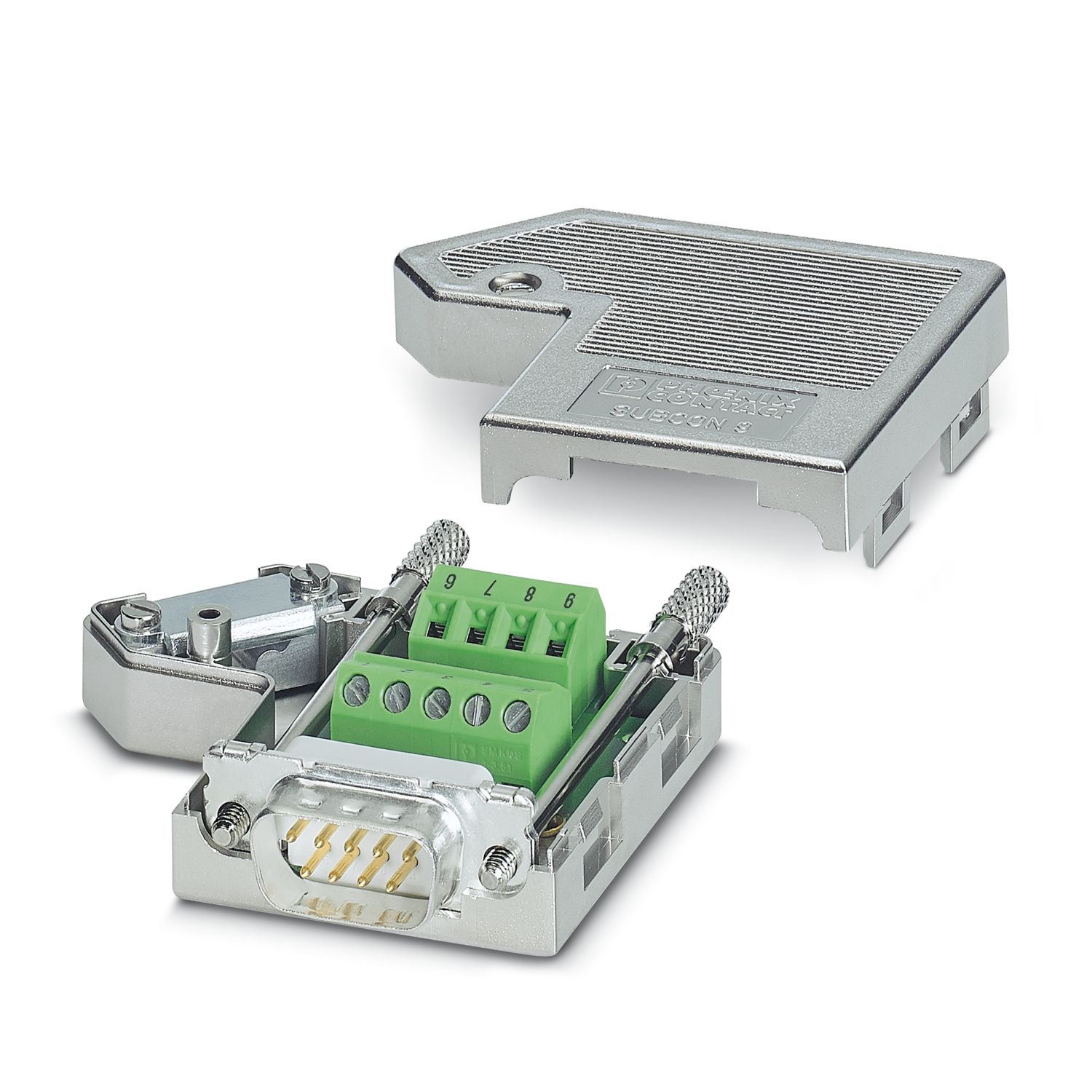 Conector D-Sub Macho de 9 Polos / SUBCON 9/M-SH